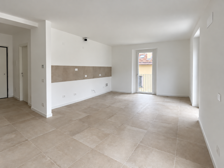 Finished Minimalist Apartment Interior